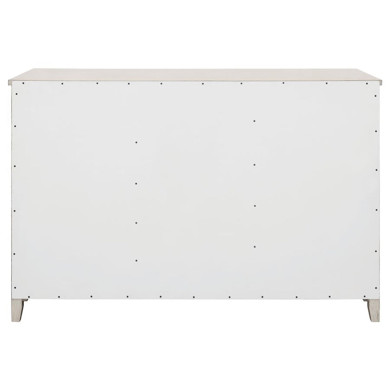 Kirby 3-drawer Sideboard Buffet Cabinet Rustic Off White