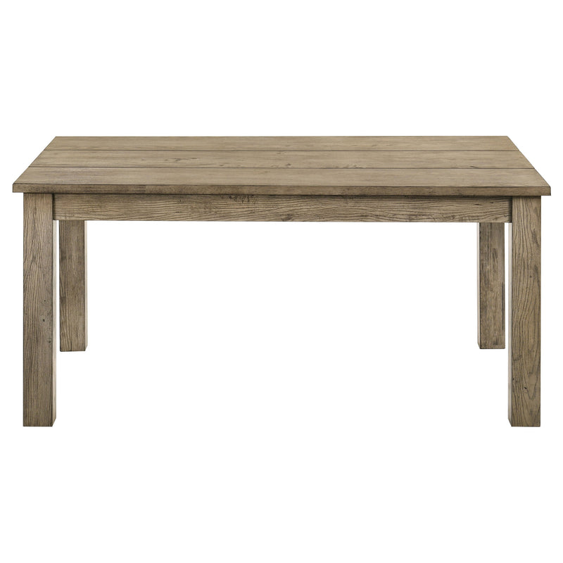 Mesa de comedor extensible Cardova de madera maciza de 87 pulgadas en roble viñedo