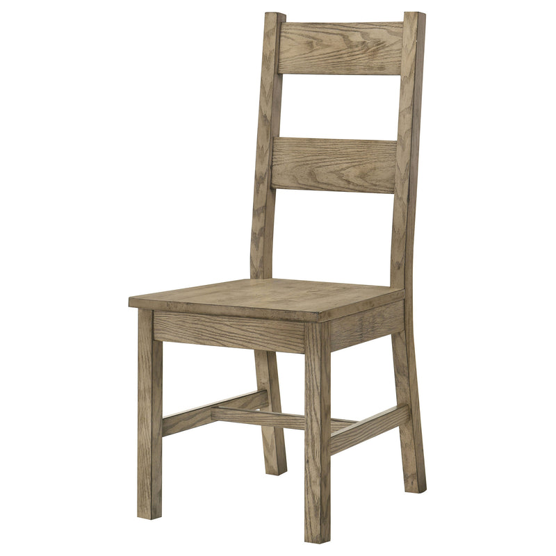Silla de comedor lateral de madera maciza Cardova Roble Vineyard (Juego de 2)