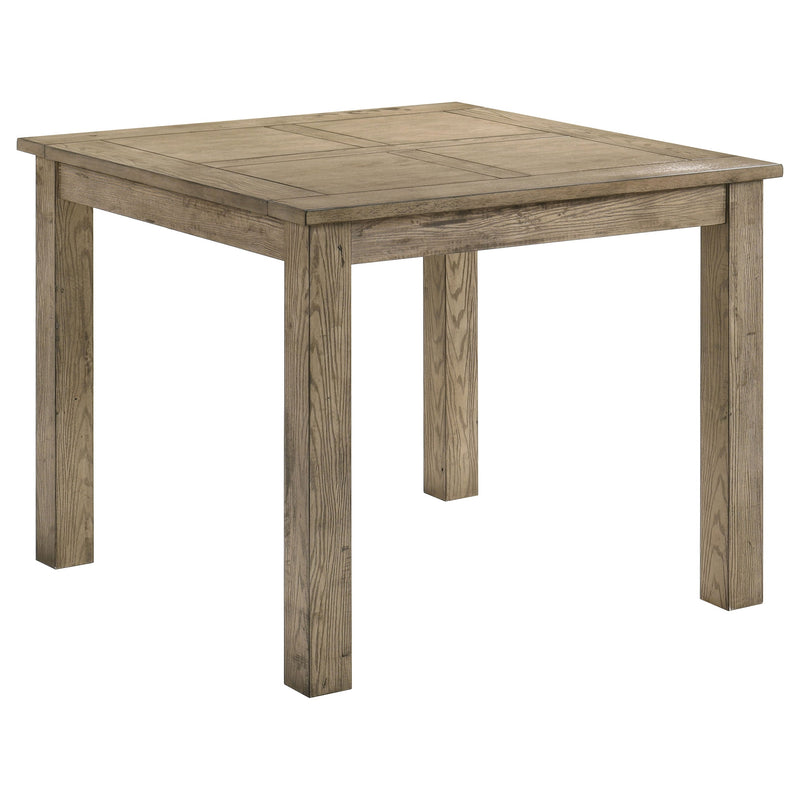 Juego de mesa de comedor de altura de mostrador de 5 piezas Cardova Vineyard Oak