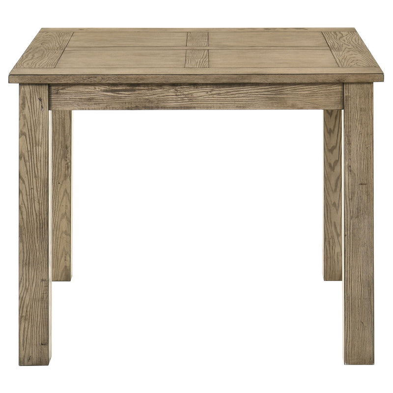 Juego de mesa de comedor de altura de mostrador de 5 piezas Cardova Vineyard Oak