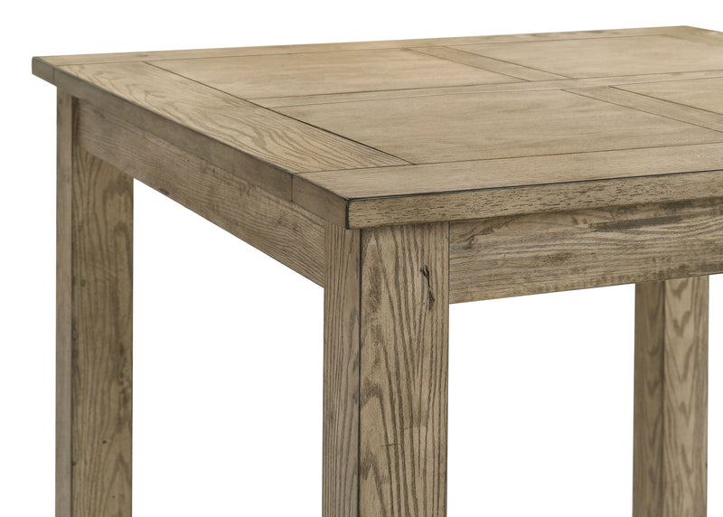 Juego de mesa de comedor de altura de mostrador de 5 piezas Cardova Vineyard Oak