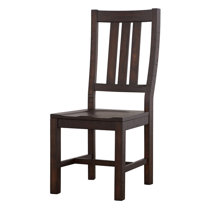 Calandra Slat Back Side Chairs Vintage Java (Set of 2)