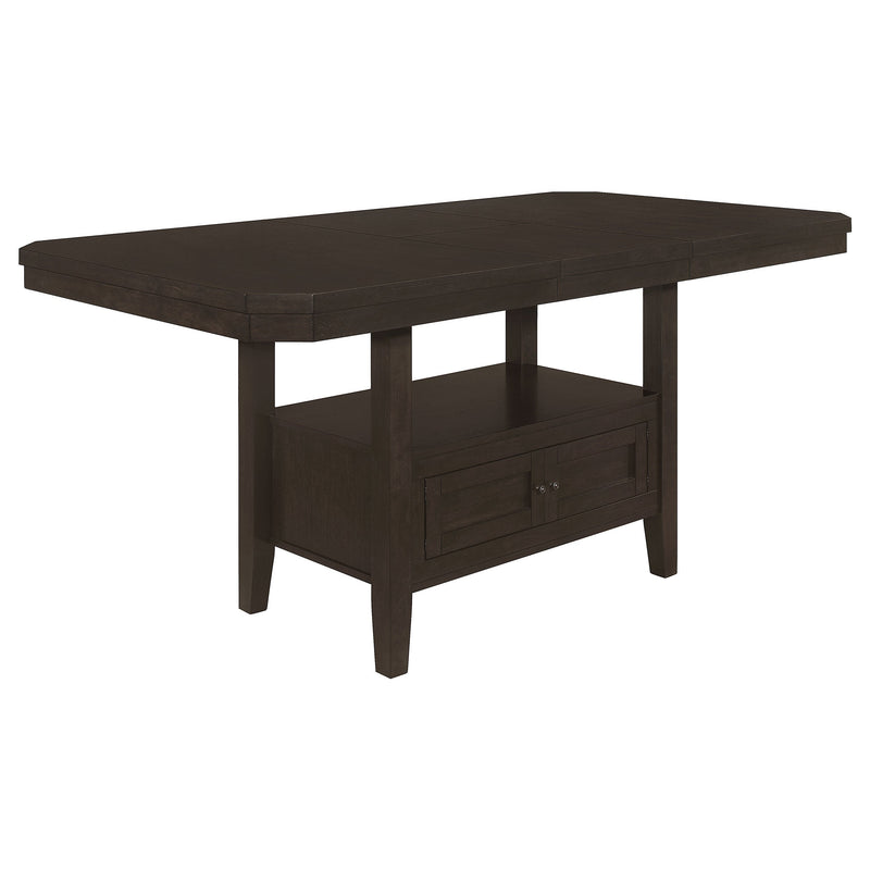 Mesa de comedor extensible Prentiss de 78 pulgadas, capuchino