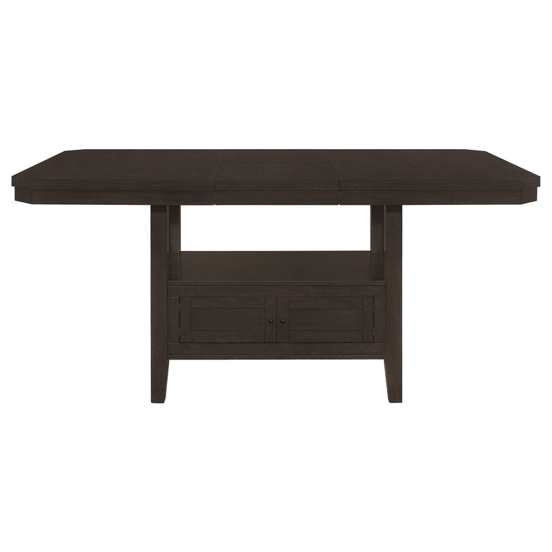 Mesa de comedor extensible Prentiss de 78 pulgadas, capuchino