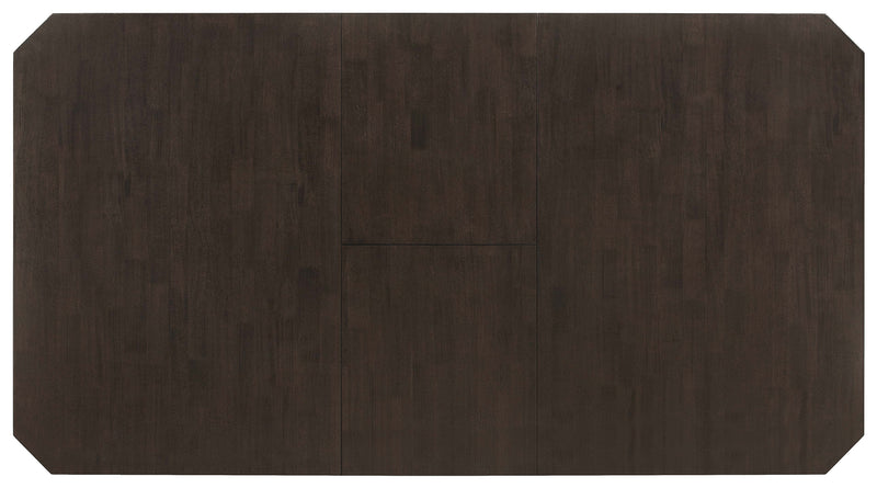 Mesa de comedor extensible Prentiss de 78 pulgadas, capuchino
