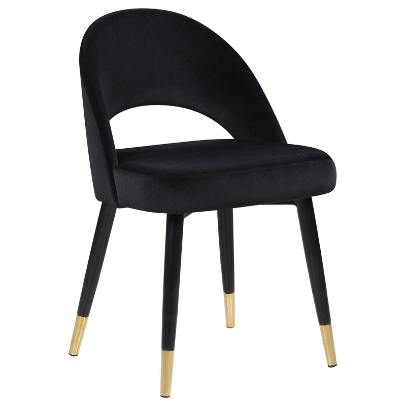 Silla lateral de comedor tapizada Lindsey (juego de 2)