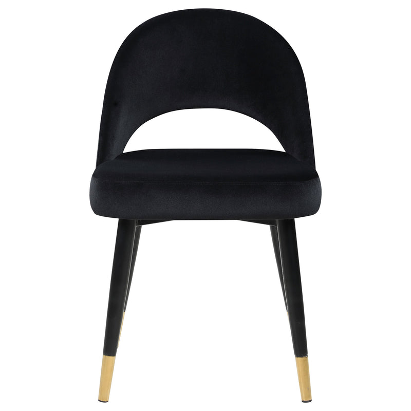 Silla lateral de comedor tapizada Lindsey (juego de 2)