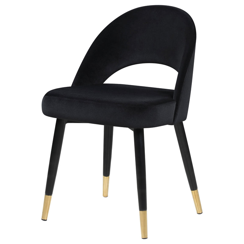 Silla lateral de comedor tapizada Lindsey (juego de 2)