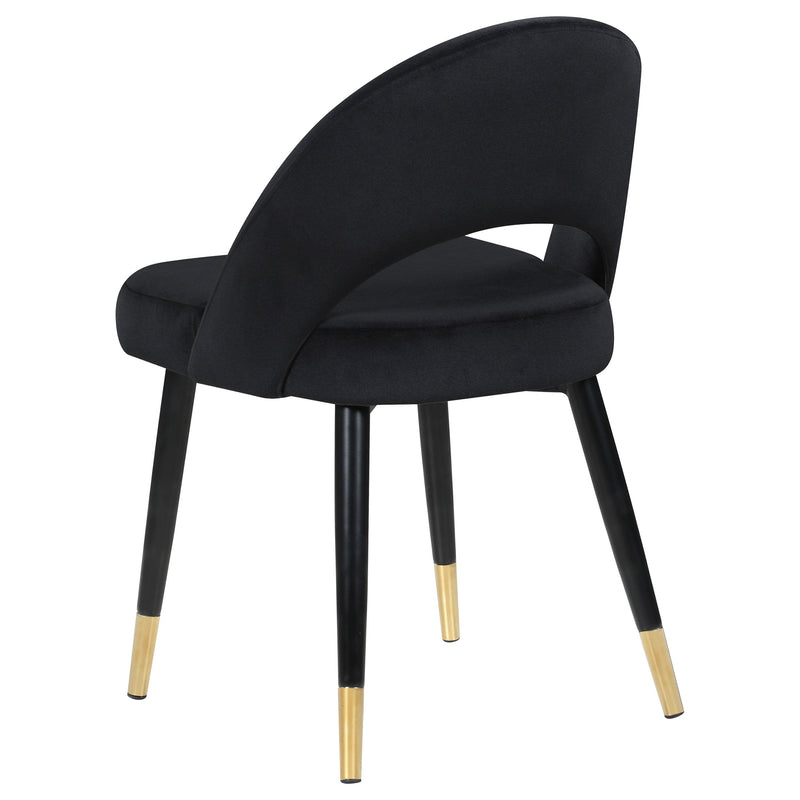 Silla lateral de comedor tapizada Lindsey (juego de 2)
