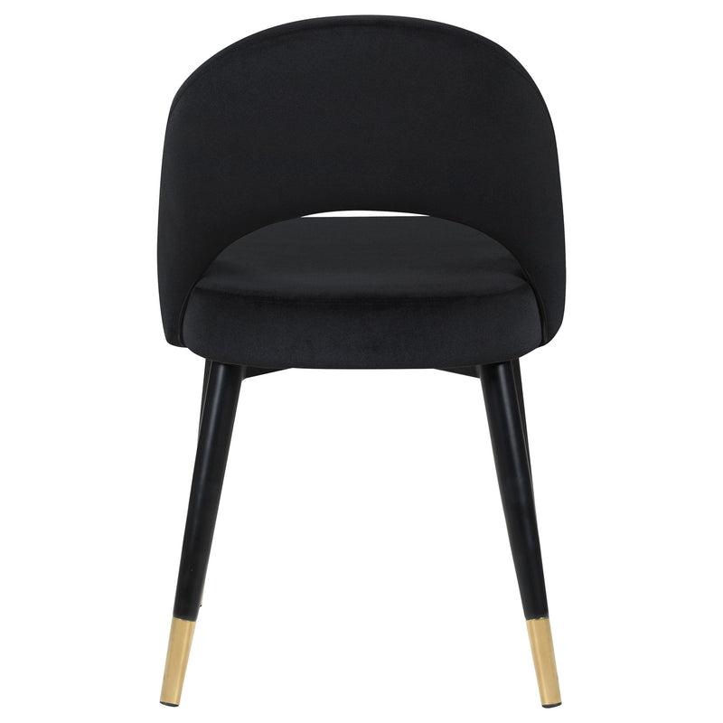 Silla lateral de comedor tapizada Lindsey (juego de 2)