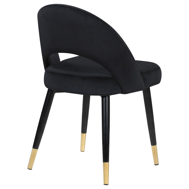 Silla lateral de comedor tapizada Lindsey (juego de 2)