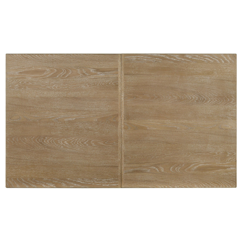 Adina 89-inch Extension Dining Table Distressed Light Brown