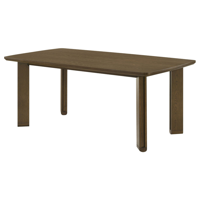 Mesa de comedor rectangular de madera Ottowa de 71 pulgadas - Marrón