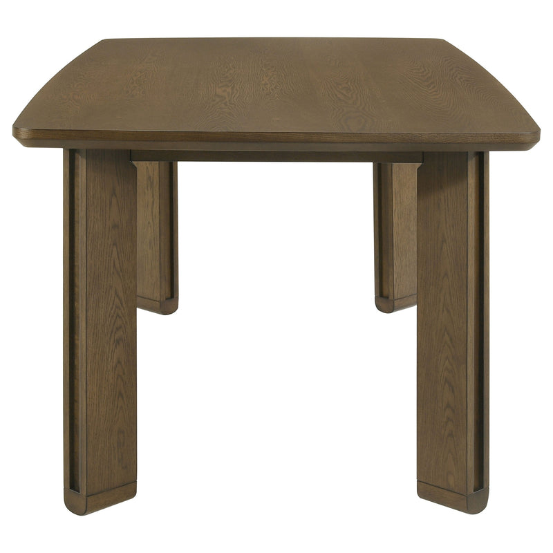Mesa de comedor rectangular de madera Ottowa de 71 pulgadas - Marrón
