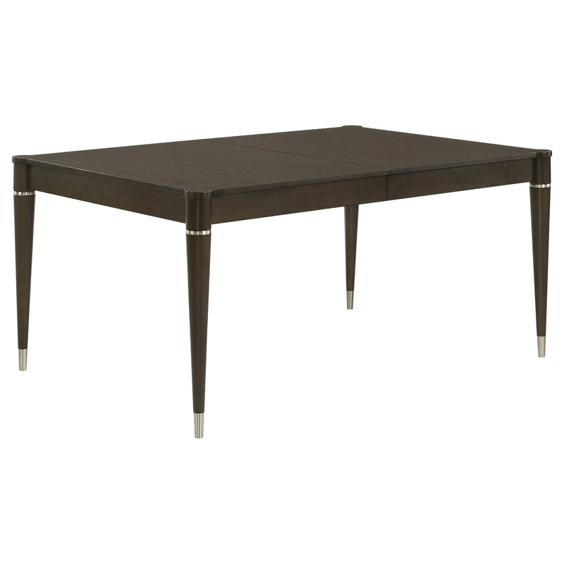 Mesa de comedor Reseda extensible de 81 pulgadas, marrón ceniza