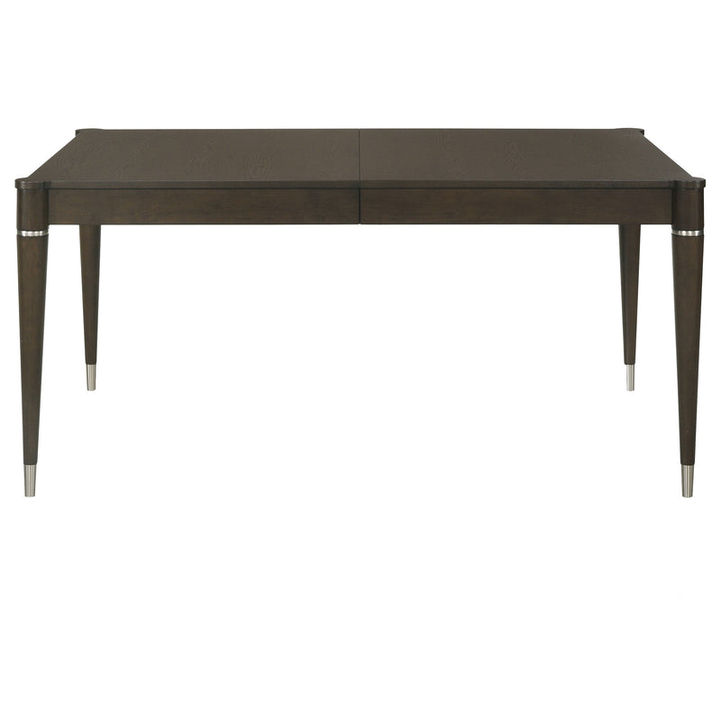 Mesa de comedor Reseda extensible de 81 pulgadas, marrón ceniza