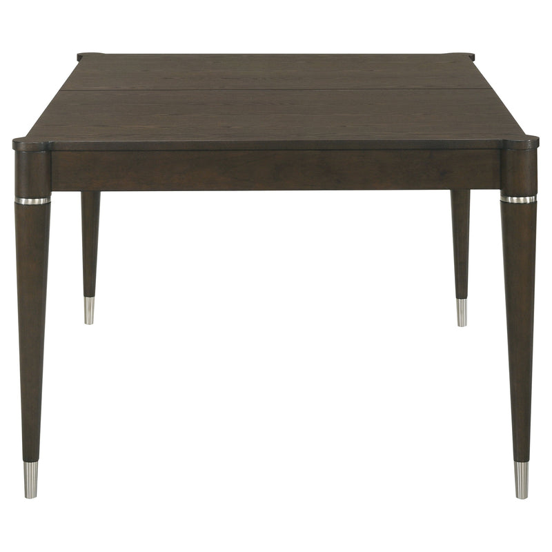 Mesa de comedor Reseda extensible de 81 pulgadas, marrón ceniza