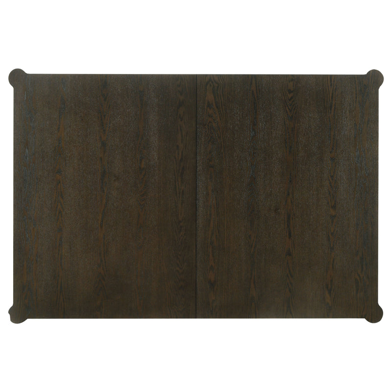 Mesa de comedor Reseda extensible de 81 pulgadas, marrón ceniza