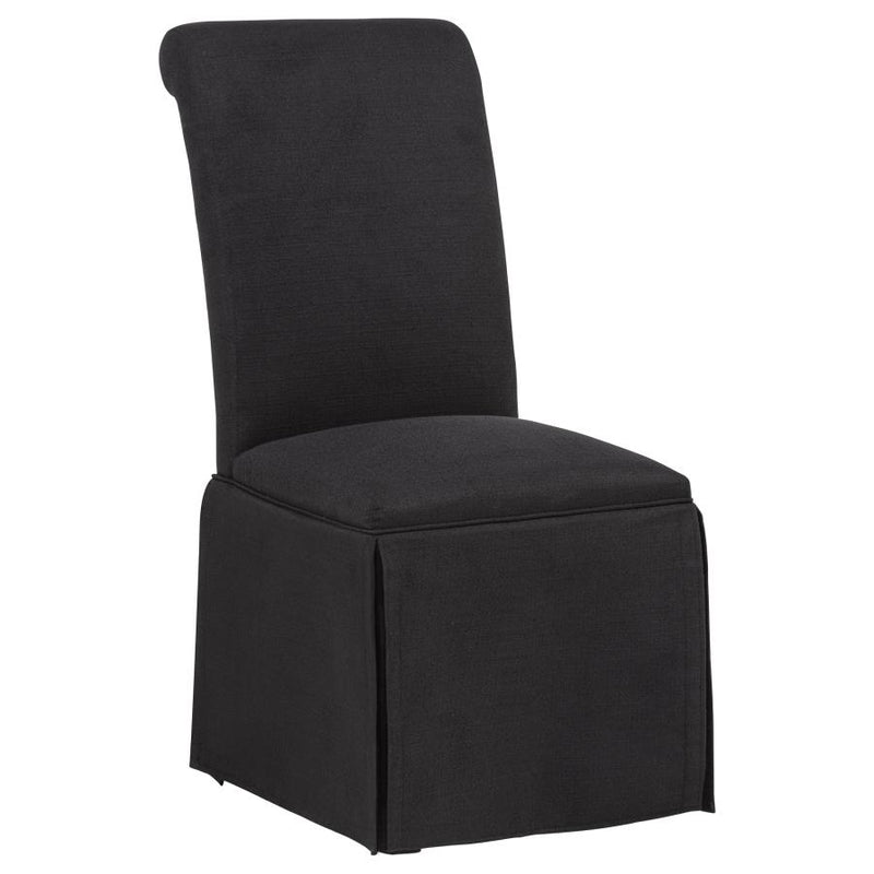 Shawna Upholstered Skirted Side Chair (Set of 2)