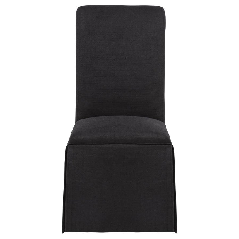 Shawna Upholstered Skirted Side Chair (Set of 2)