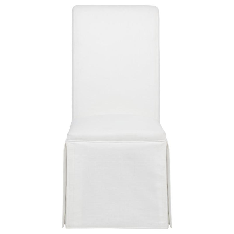 Shawna Upholstered Skirted Side Chair (Set of 2)