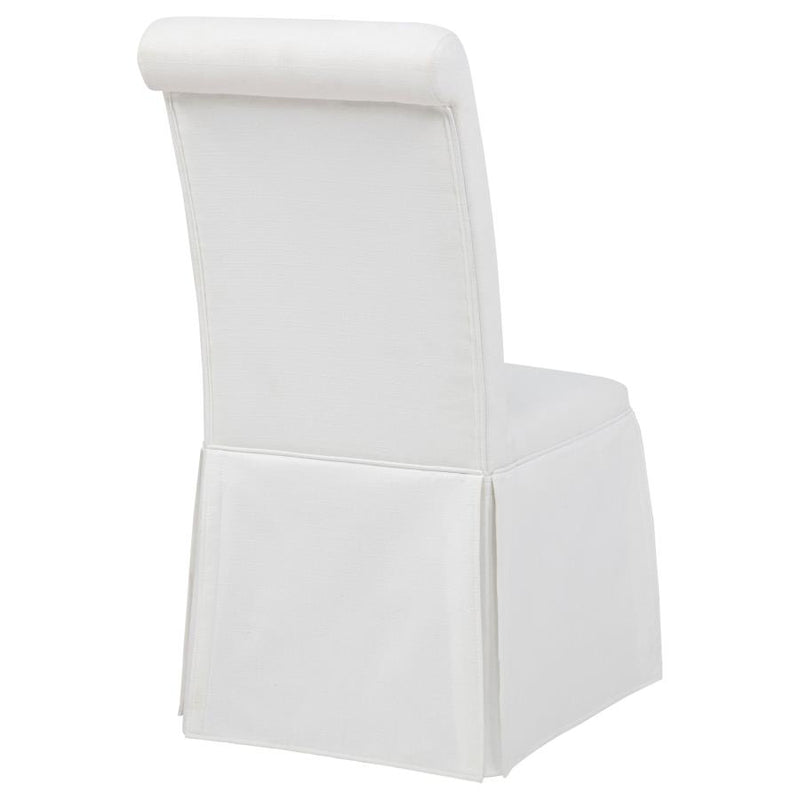 Shawna Upholstered Skirted Side Chair (Set of 2)