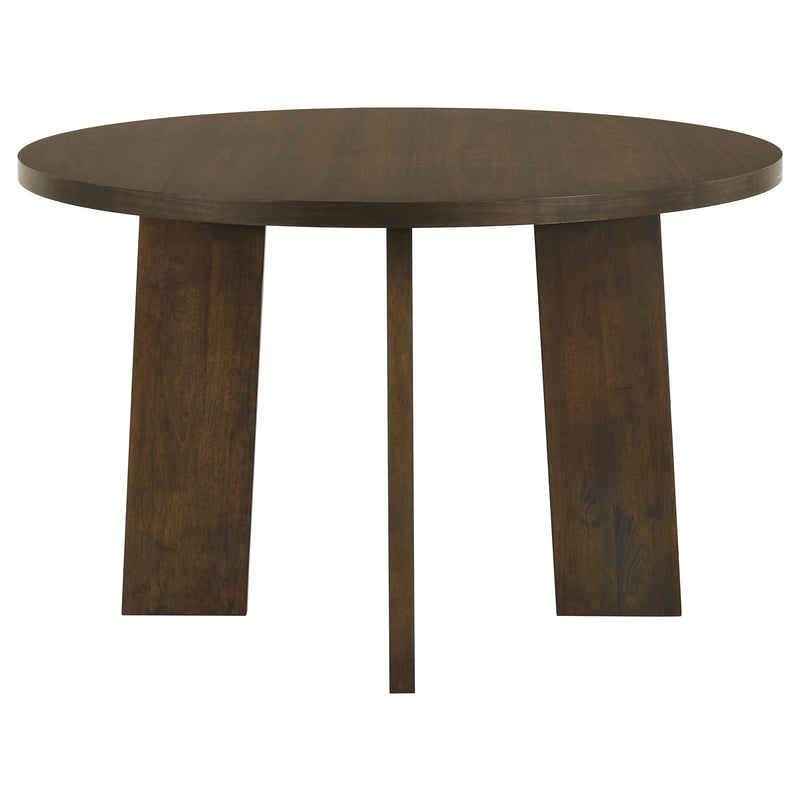 Juego de comedor Strouse de 5 piezas negro y nogal