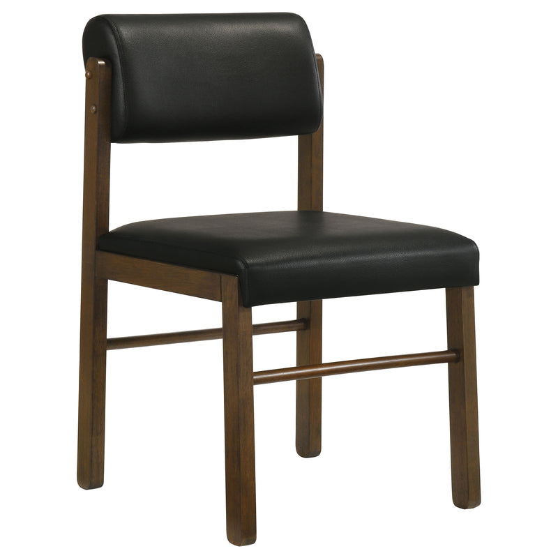 Juego de comedor Strouse de 5 piezas negro y nogal