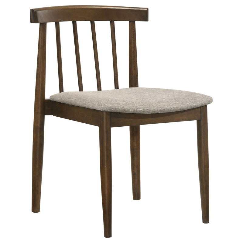 Cullen Dining Side Chair Upholstered Seat Natural Oak (Set of 2)