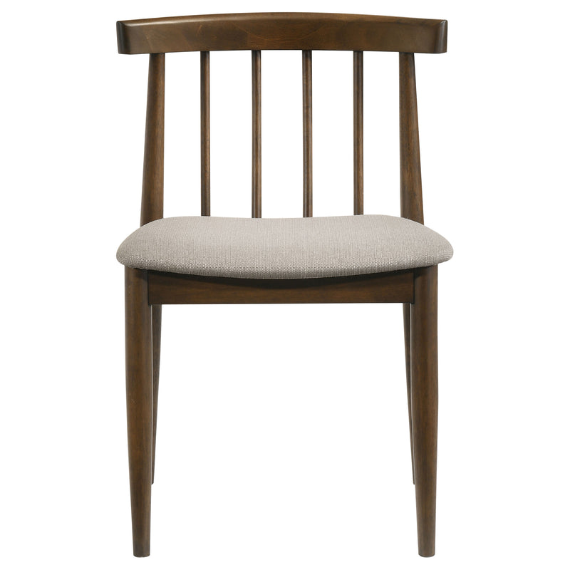 Cullen Dining Side Chair Upholstered Seat Natural Oak (Set of 2)