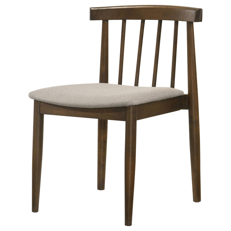 Cullen Dining Side Chair Upholstered Seat Natural Oak (Set of 2)