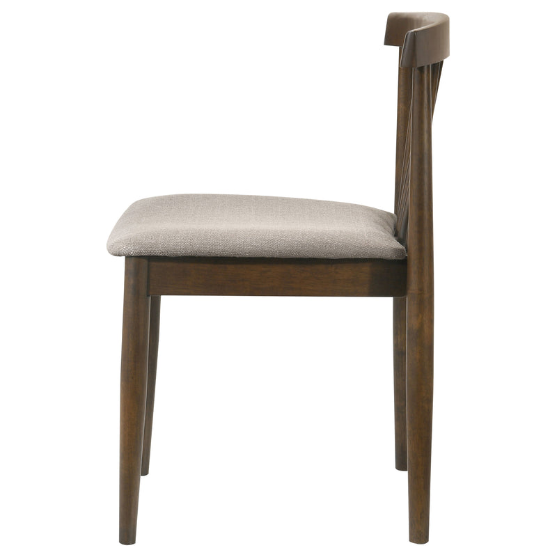 Cullen Dining Side Chair Upholstered Seat Natural Oak (Set of 2)