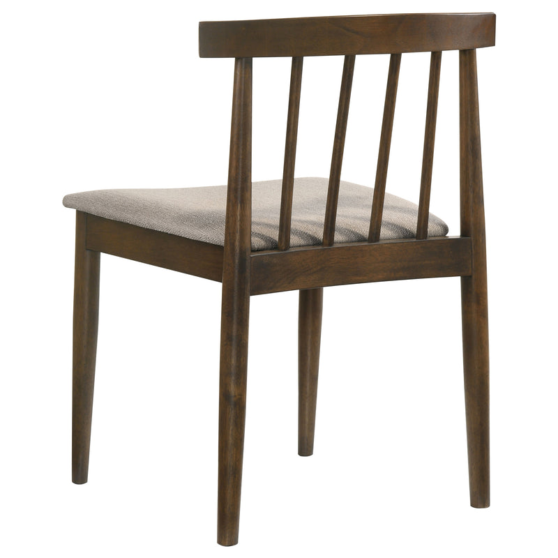 Cullen Dining Side Chair Upholstered Seat Natural Oak (Set of 2)