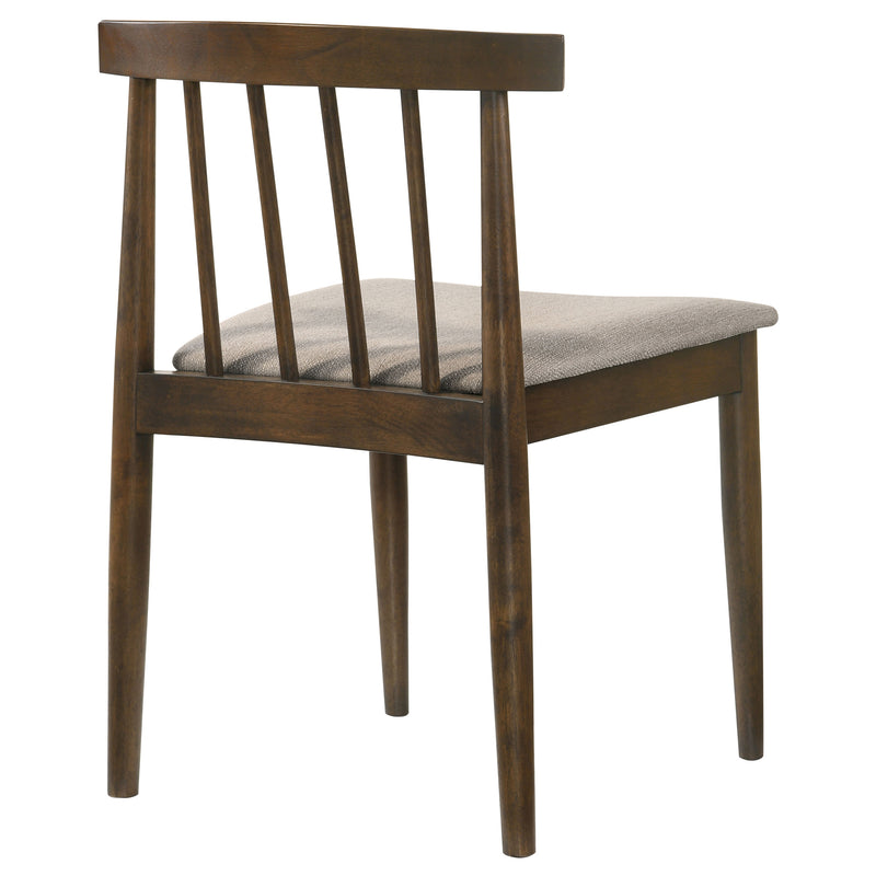 Cullen Dining Side Chair Upholstered Seat Natural Oak (Set of 2)