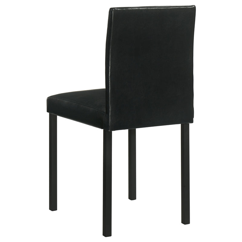 Mesa de comedor rectangular Garza de 5 piezas que ahorra espacio, roble grisáceo
