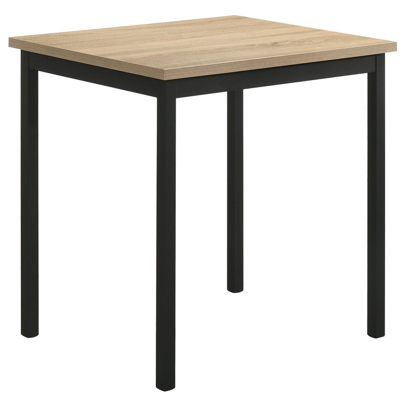 Mesa de comedor rectangular Garza que ahorra espacio, roble Greige