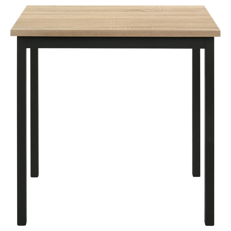 Mesa de comedor rectangular Garza que ahorra espacio, roble Greige