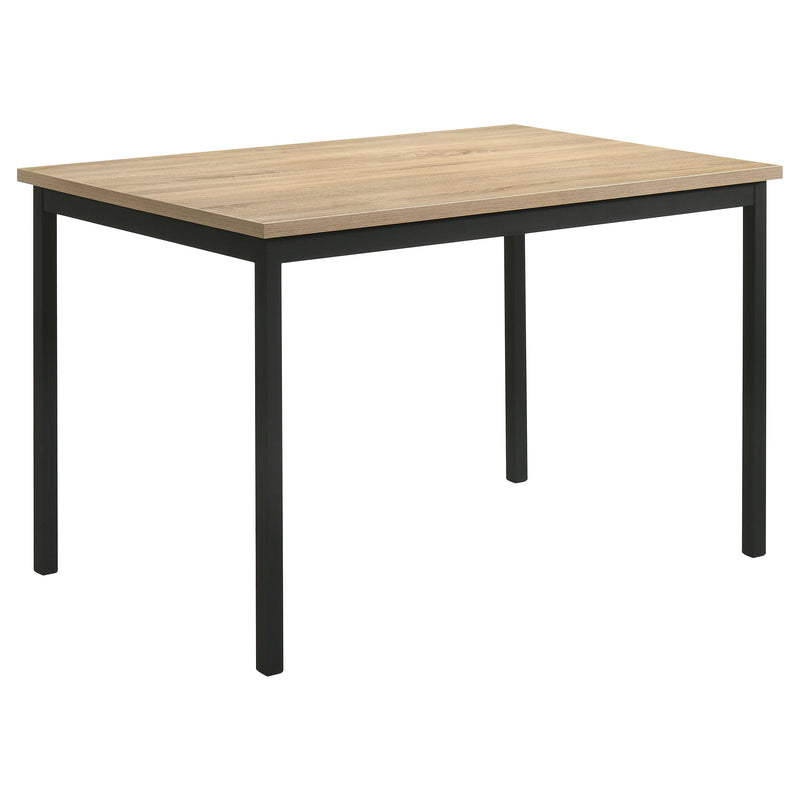 Mesa de comedor rectangular Garza de 48 pulgadas de roble gris