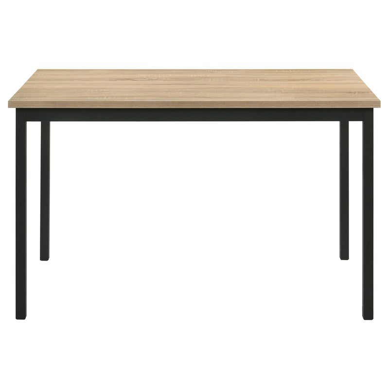 Mesa de comedor rectangular Garza de 48 pulgadas de roble gris