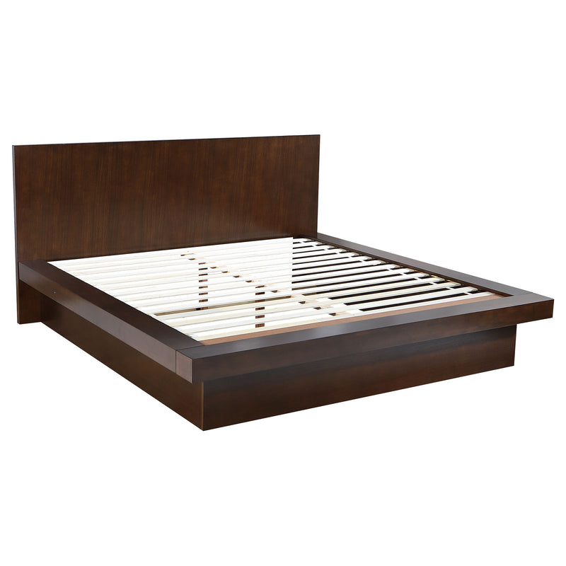Jessica LED Bedroom Set Cappuccino