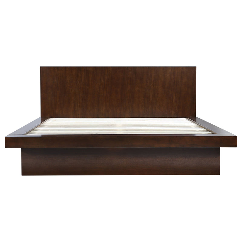 Jessica Wood LED Panel Bed