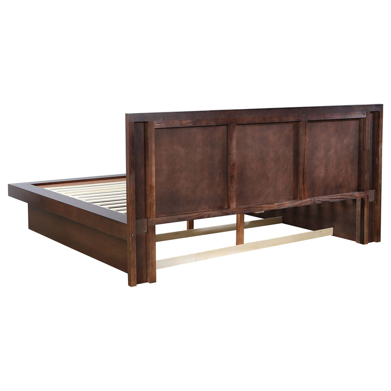 Jessica Wood LED Panel Bed
