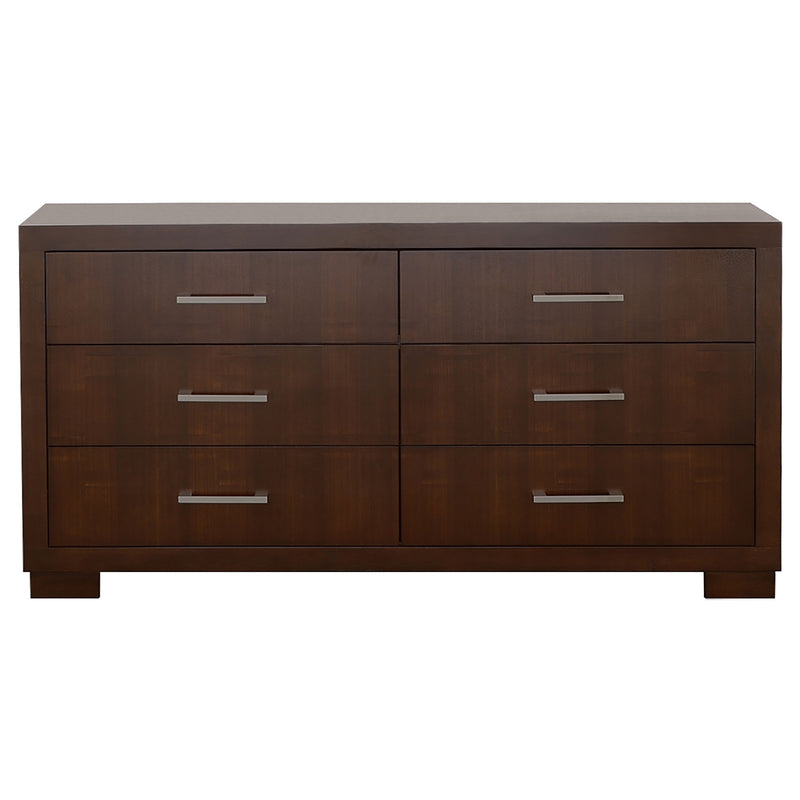 Jessica LED Bedroom Set Cappuccino