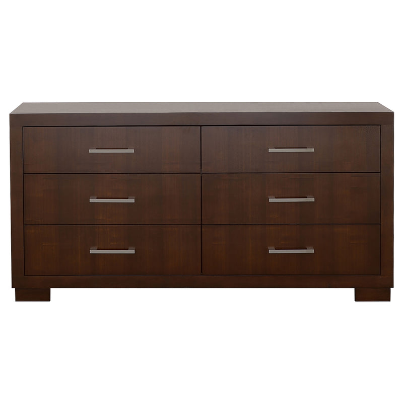 Jessica LED Bedroom Set Cappuccino