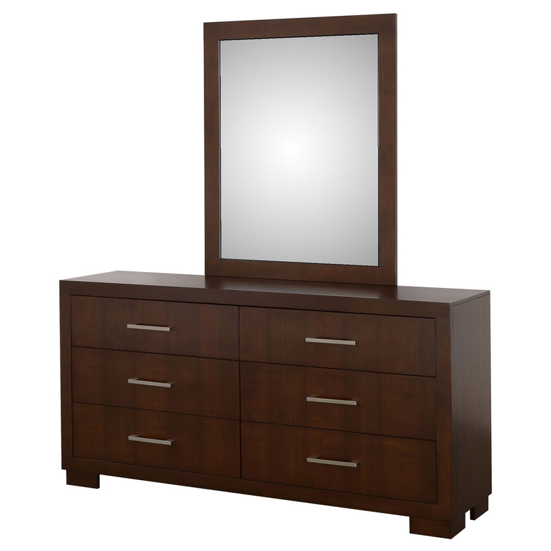 Jessica 6-drawer Dresser with Mirror