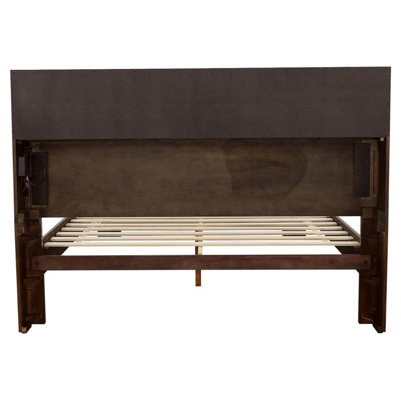 Jessica LED Storage Bookcase Bed