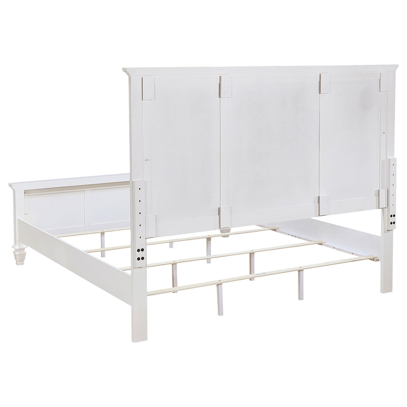 Sandy Beach Bedroom Set Cream White