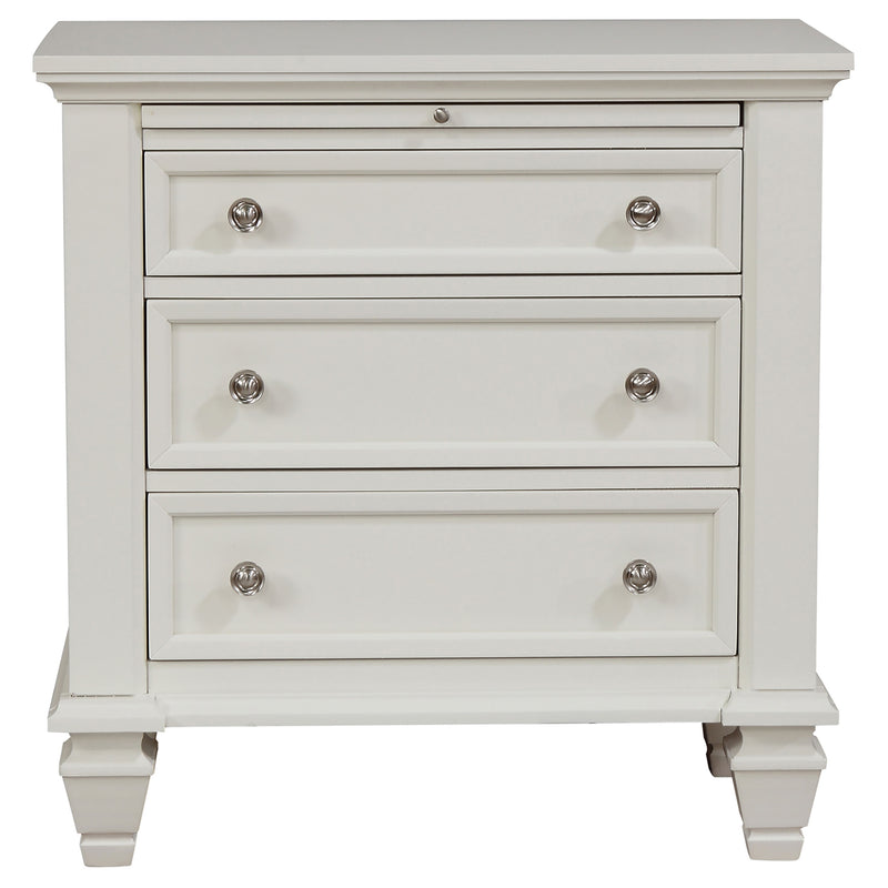 Sandy Beach Bedroom Set Cream White