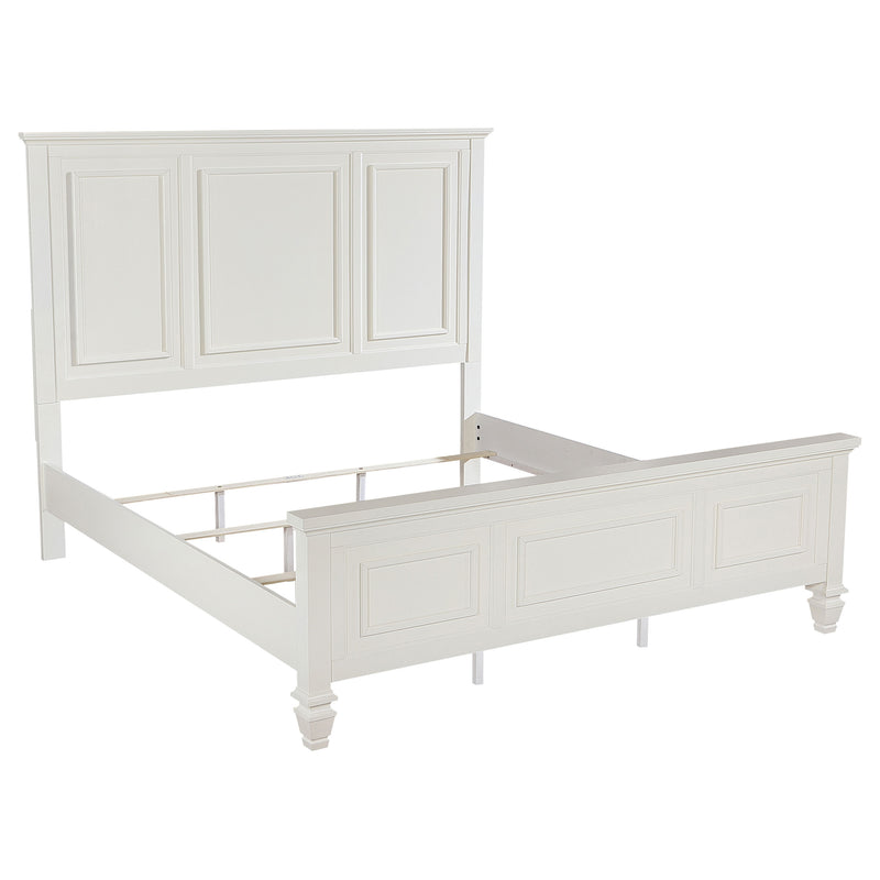 Sandy Beach Bedroom Set Cream White
